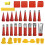 32pcs Caulking Finisher Kit Include 18pcs Caulking Nozzle Tips, Caulking Tool Kit,10 Connect Base A 1