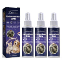 3pcs Pet Spray Safe Ingredients Itch Relief Remove Ticks Fleas Universal Pet Dog Anti-flea Mites Ticks Drops Indoor