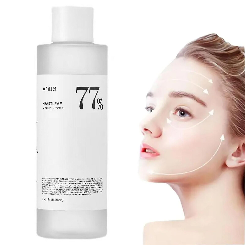 Anua Heartleaf 77% Soothing Toner Anti-Acne Spots Refreshing Moisturizing Toner For Women Men Brightening Skin