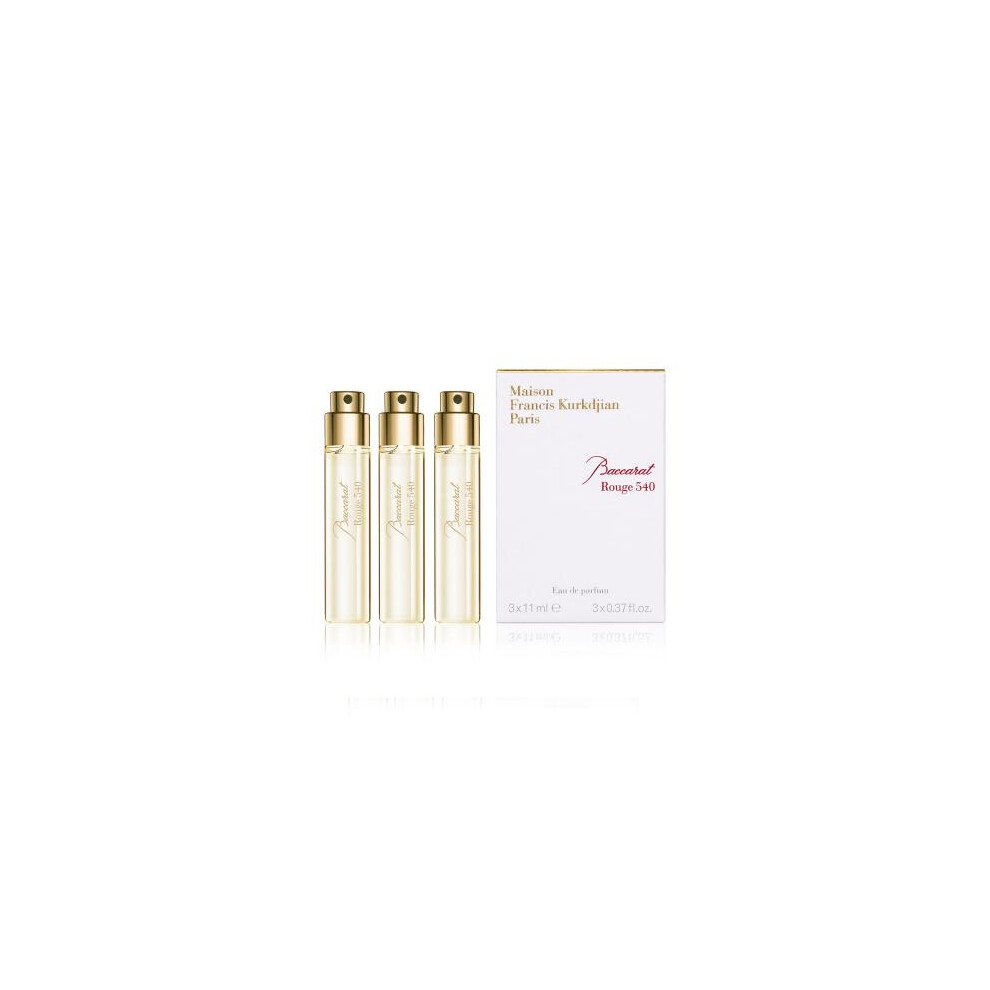 Maison Francis Kurkdjian Baccarat Rouge 540 3 Pcs Set: 3 X 0.37 Oz Eau De Parfum Refill
