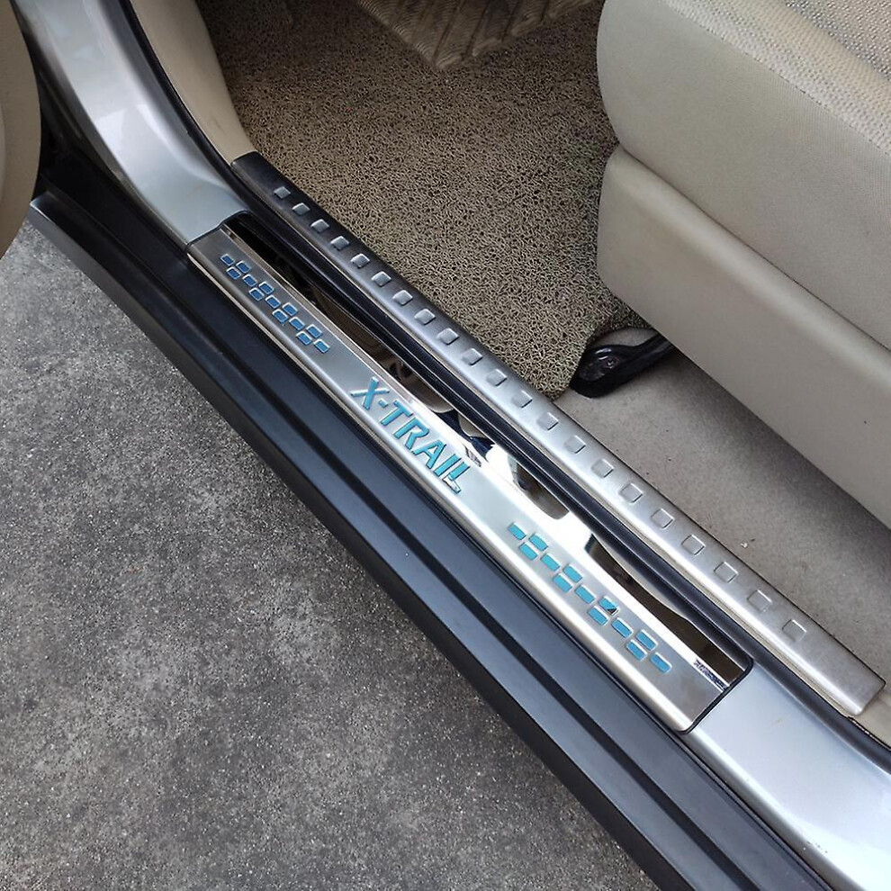 Car Accessories Door Sill Plate For Nissan X-Trail T32 2014-2023 Door Sill Strip Protection Auto 9430790326010