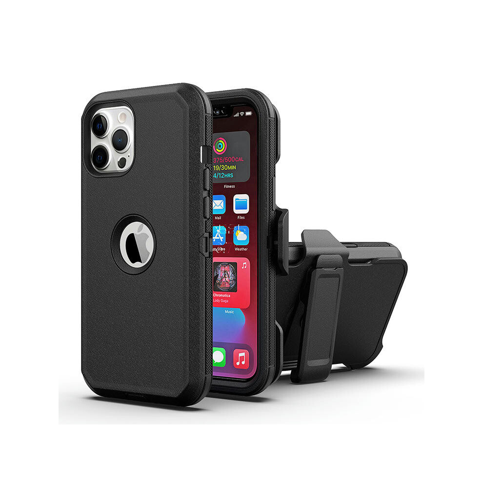 (black, iphone 2020) Amazon Is Suitable For IPhone11/13 Mobile Phone Case Tri -Defense Robot Two -In -One Apple X Series Protective Case