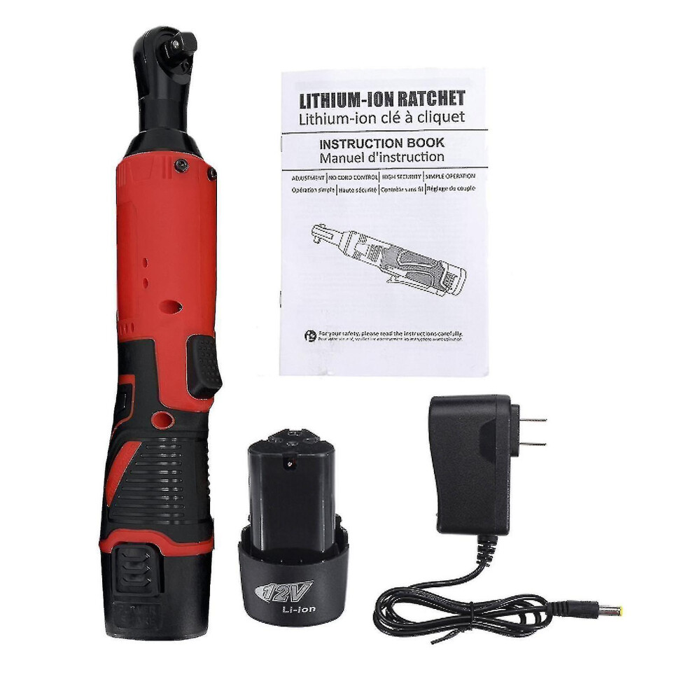 Cordless Electric Angle Wrench Tool 3/8' 12V 90 65Nm Right Ratchet 9430790334923
