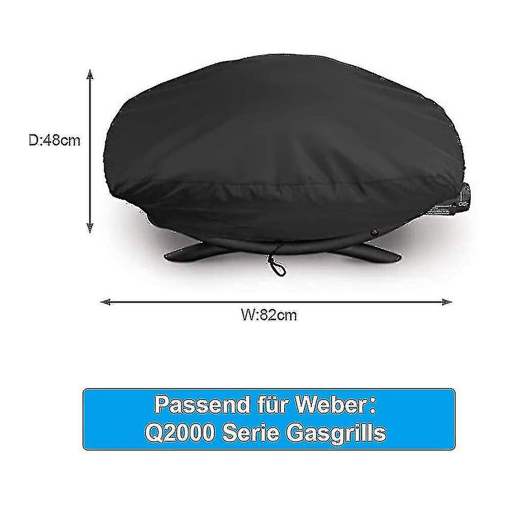 Cover For Weber Q2000 / Q2200 / Q200 Grill, Barbecue Covers Waterproof For Weber