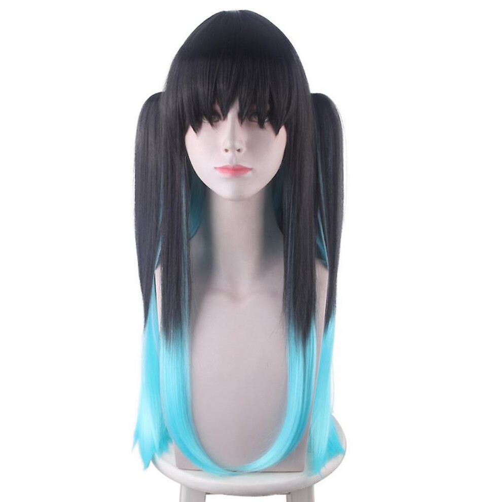 Demon Slayer Anime Wigs Tokitou Muichirou Synthetic Hair Wigs