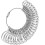Ring Sizer - Finger Gauges Measuring Ring Tool 27 Pcs Size 1-13 1