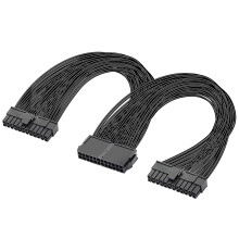 Dual Psu Power Supply 24-pin Atx Motherboard Splitter Cable,24pin(20 4) For Atx Motherboard Extensi