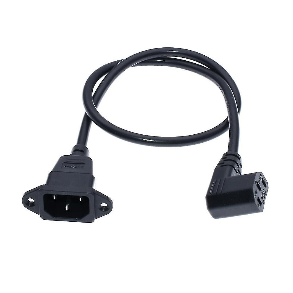 Iec320 C14 To C13 Extension Cable, C14 With Screw Holes And C13 Short Length 9152336272321