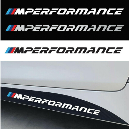 2x Bmw M Performance Vinyl Stickers Decal For All Models - L200mm X ...