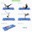 (Blue) Folding Gymnastics Exercise Mat 4