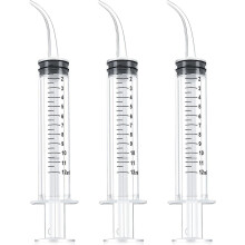 12ml Dental Irrigation Syringe Disposable Oral Irrigator 3 Pieces