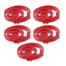 5pcs Pet Flea Tick Neck Collar Pet Repel Tick Flea Collar Pet Supply Red