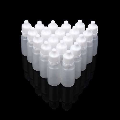 50pcs 10ml Empty Plastic Squeezable Dropper Bottles Eye Liquid Dropper 2