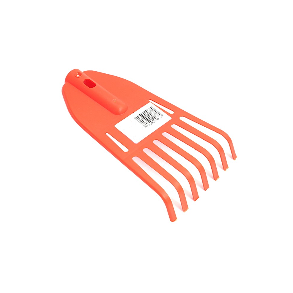 Hay Rake Head 140mm / 7 Plastic Teeth Lawn Leaves Rakes