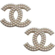 Belagio Enterprises Flower Trim With Pearl Rhinestone - 1 1/2" Width (15 Yard Roll) - BFT-1200-27 White