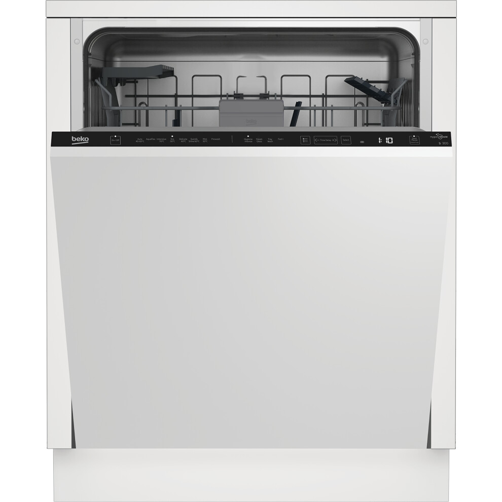 Beko HygieneShield Fully Integrated Standard Dishwasher - Stainless Steel - C Rated