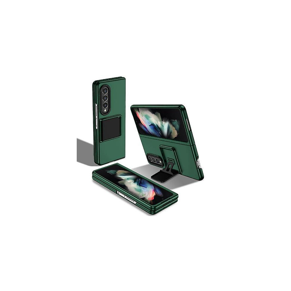 (Green) Flip Case For Samsung Galaxy Z Fold 5, 2023 New Fold 5 Cover With Telescopic Holder, Skin Feeling Pc Case Sumsung Fold 5 Green 9430790355669