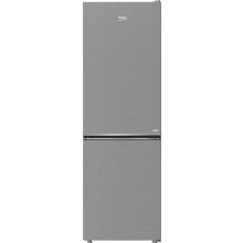 Beko 60/40 Frost Free Fridge Freezer - Stainless Steel Effect - E Rated
