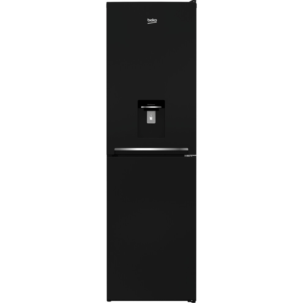 Beko 50/50 Frost Free Fridge Freezer - Black - E Rated