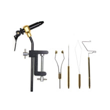 Fly Tying Vise Kit With Bobbin Holder Threader Whip Finisher Pliers For Jig Bait Flying Hook Access