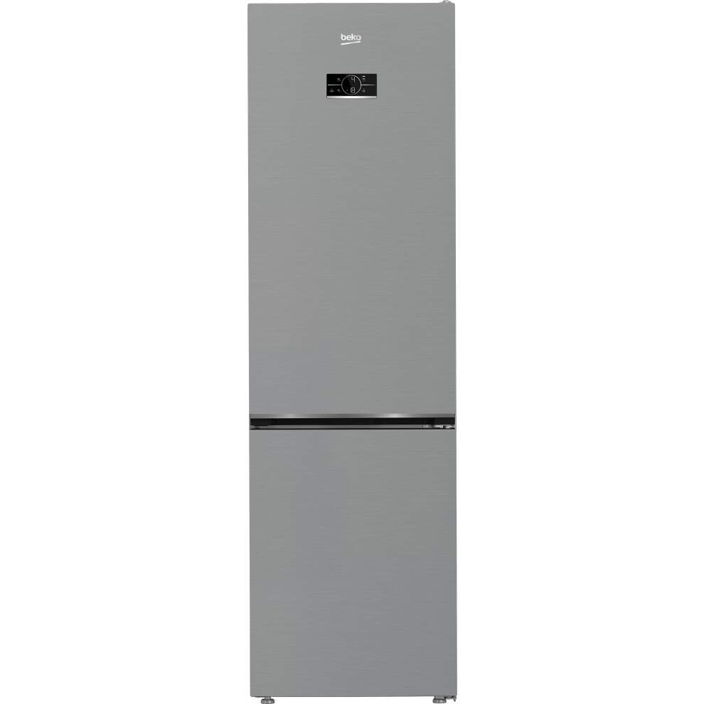 Beko 70/30 Frost Free Fridge Freezer - Brushed Steel - B Rated