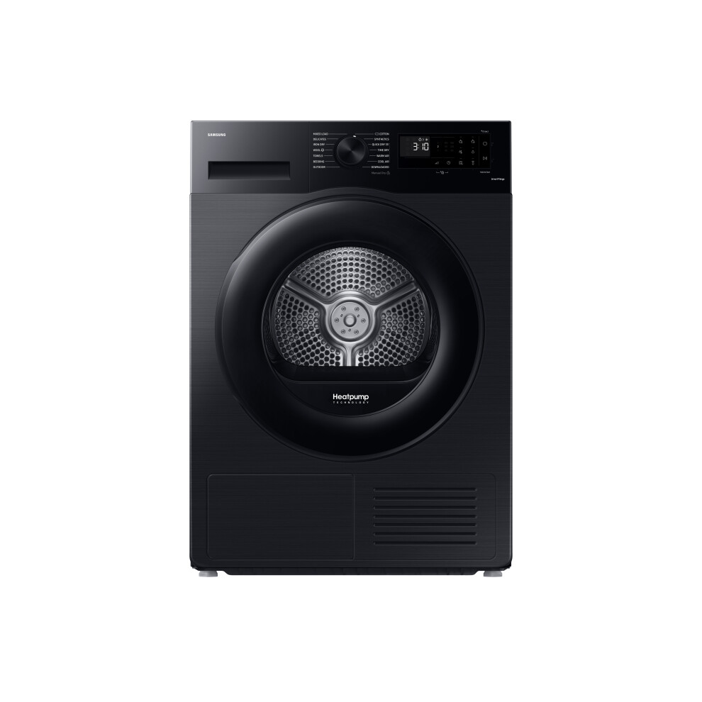 Samsung Series 5 Optimaldry Dv80cgc0b0ab Wifi Connected 8Kg Heat Pump Tumble Dryer - Black - A++ Rated