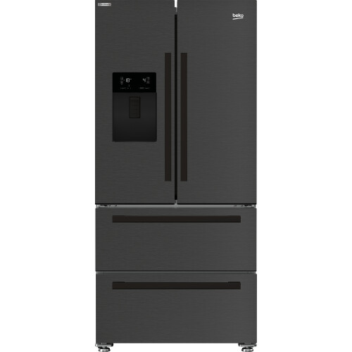 Beko Beko GNE460520DVPZ Freestanding American Style Fridge Freeze with HarvestFresh
