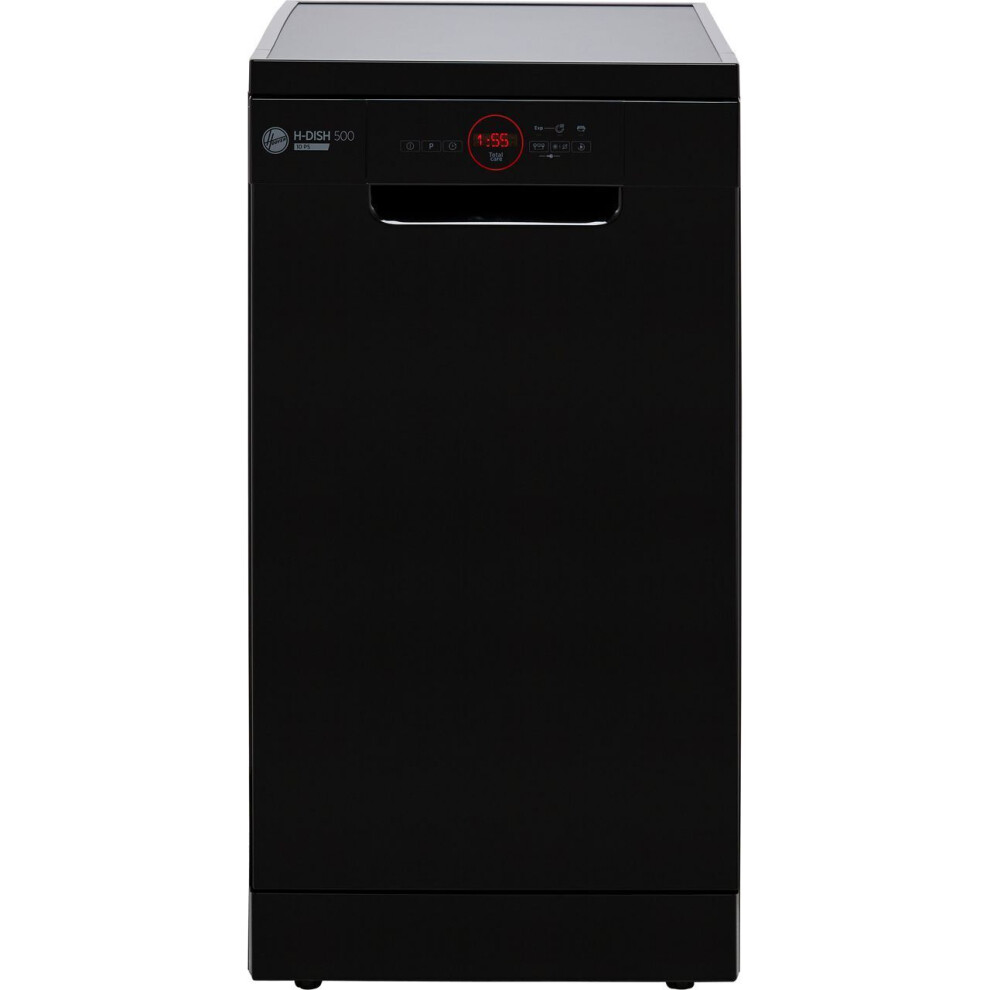 Hoover H-DISH 300 Slimline Dishwasher - Black - E Rated