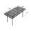 Living And Home Outdoor Garden Slatted Rectangular Metal Table 160*80cm 5