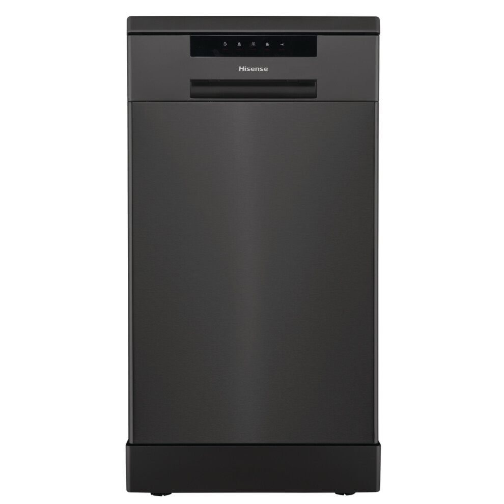 Hisense Black Slimline Dishwasher - - E Rated