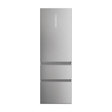 Haier 3D 60 Series 5 60/40 Total No Frost Fridge Freezer - Stainless Steel - E Rated