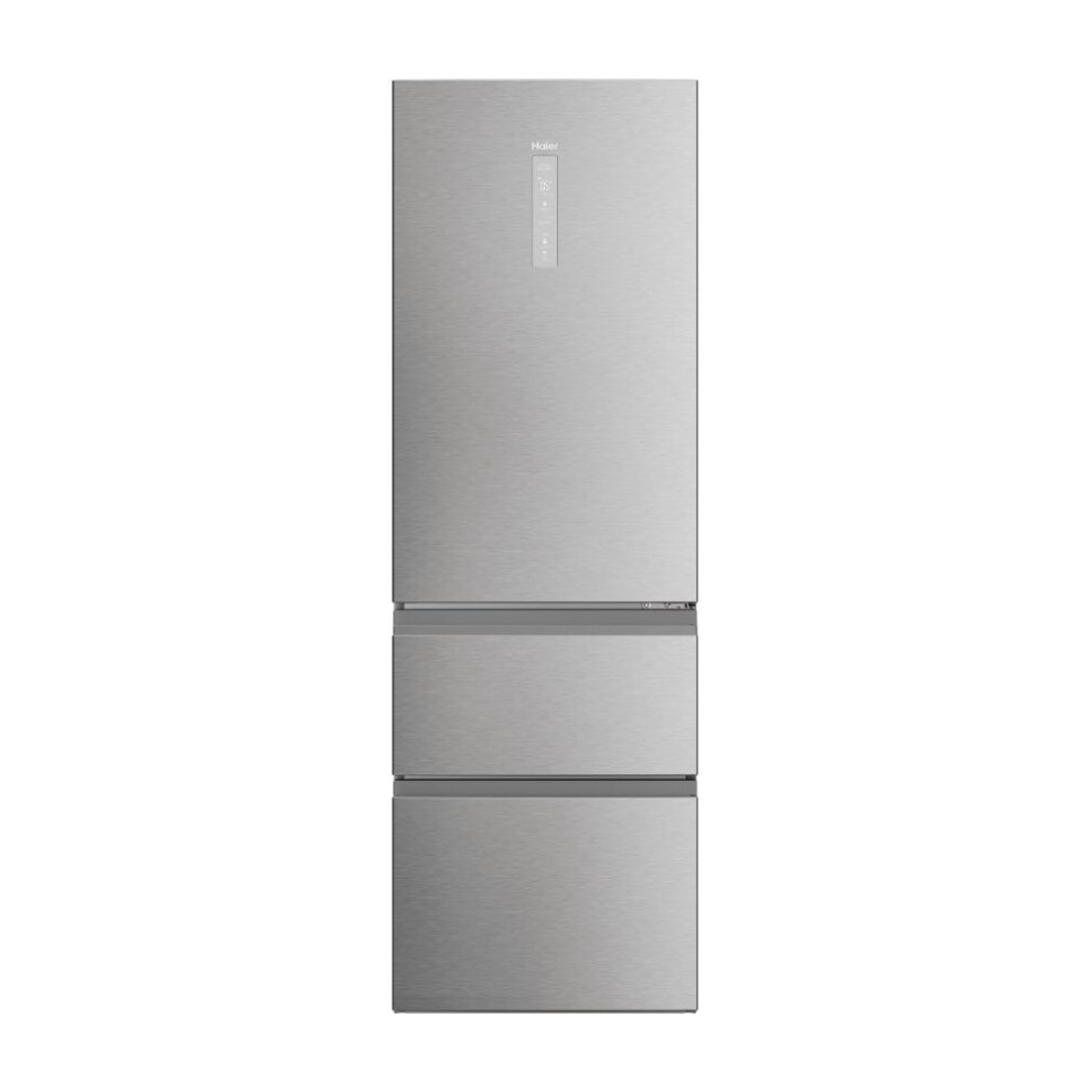 Haier 3D 60 Series 5 60/40 Total No Frost Fridge Freezer - Stainless Steel - E Rated