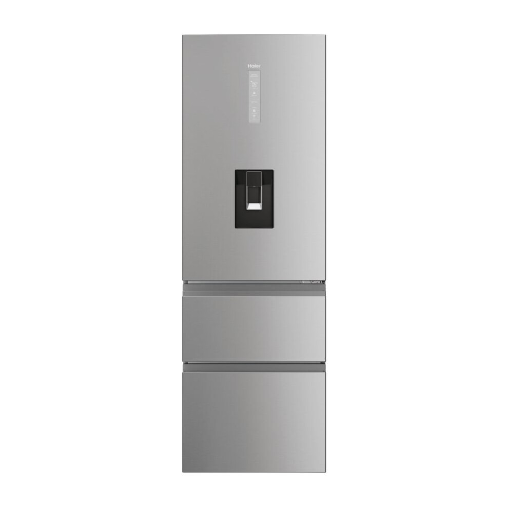 Haier 3D 60 Series 5 60/40 Total No Frost Fridge Freezer - Stainless Steel - E Rated
