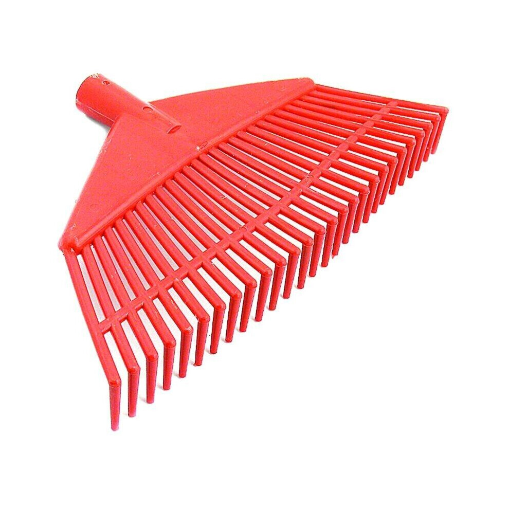 Rake Head 400mm / 26 Plastic Teeth Lawn Leaves Rakes