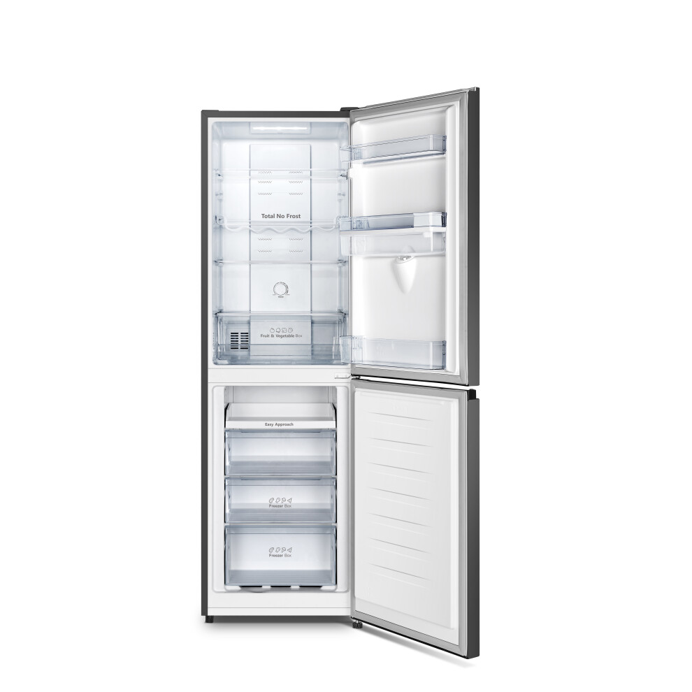 Hisense 50/50 Total No Frost Fridge Freezer - Black - E Rated