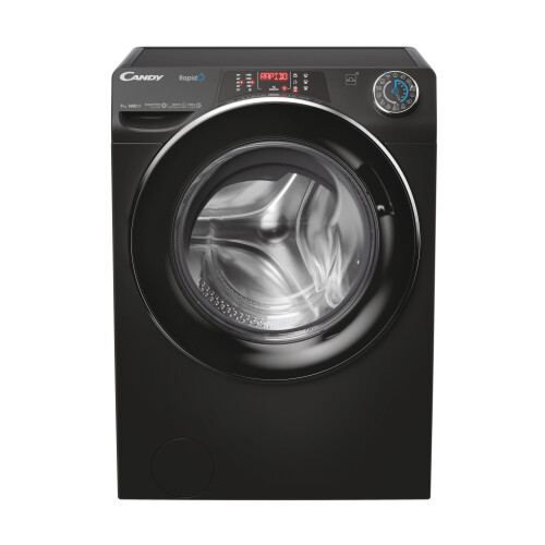 Candy Πλυντήριο ρούχων Candy RapidÓ RO1696DWMCB7-80 9kg με 1600 στροφές ανά λεπτό - Μαύρο - Βαθμός Α