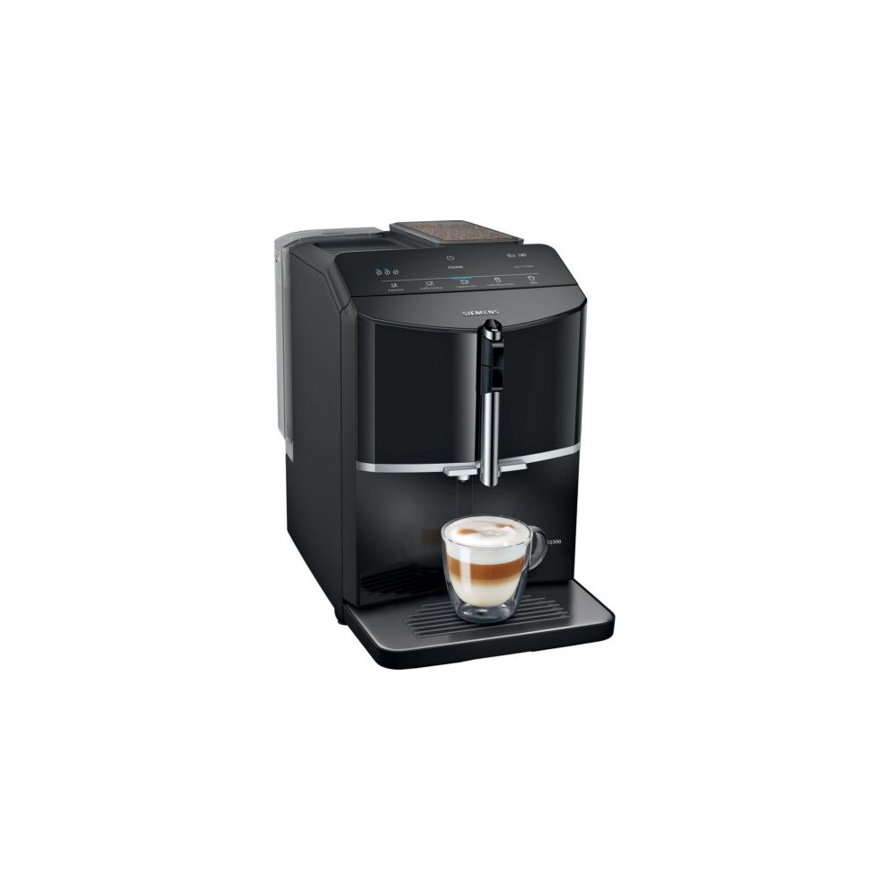 Siemens Eq300 Tf301g19 Bean To Cup Coffee Machine - Piano Black