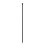 Ball Top Fence Post, Black. 96cm. 1