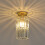 Living And Home Crystal Mount Ceiling Light 2