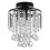 Living And Home Crystal Mount Ceiling Light 4