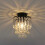 Living And Home Crystal Mount Ceiling Light 2