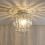 Living And Home Crystal Mount Ceiling Light 3