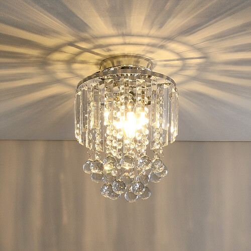 Living And Home Crystal Mount Ceiling Light 2