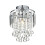 Living And Home Crystal Mount Ceiling Light 4