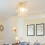 Living And Home Crystal Mount Ceiling Light 2