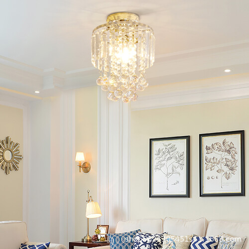 Living And Home Crystal Mount Ceiling Light 1