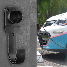 Wall Ev Charger Cable Holder Gun Head Socket For Type1 Type2 Evse J1772 Connector Eu Plug