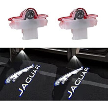 Door Led Logo Projector Puddle Light Welcome Light Ghost Shadow Replacement For Jaguar Xj Xk Xjl X351 X-type(2 Pack)(without Circle)