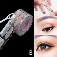 (B, 1 Roll) 600pcs Invisible Eyelid Sticker Lace Eye Lift Strips Double Eyelid Tape Adhesive Stickers Eye Tape Tools L/s Style