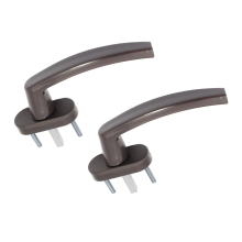 Classic Brown Window Handle - Pack of 2, 35mm Pin Included